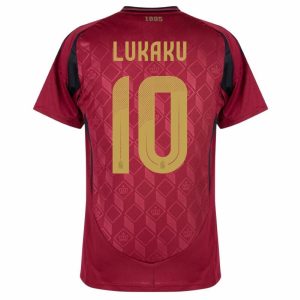 Maillot Belgique Domicile 2024 2025 Lukaku (3)