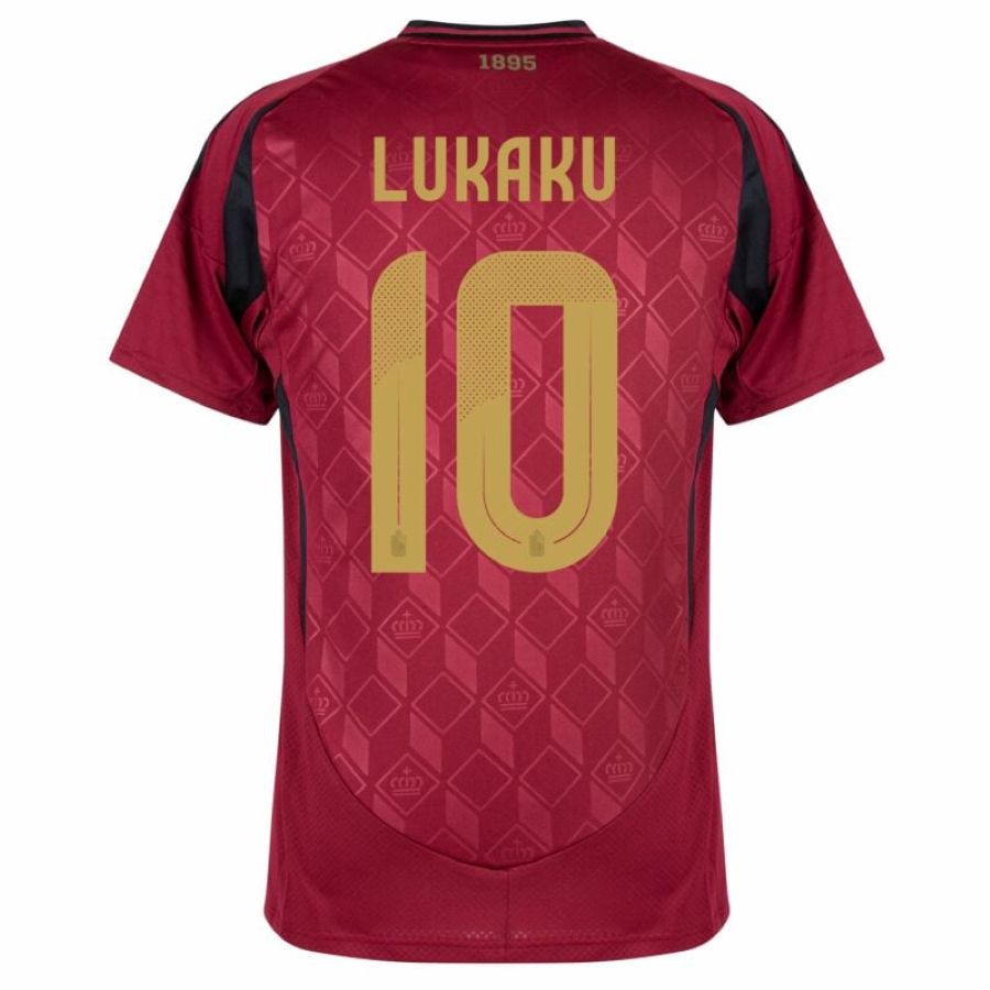 Maillot Belgique Domicile 2024 2025 Lukaku (3)