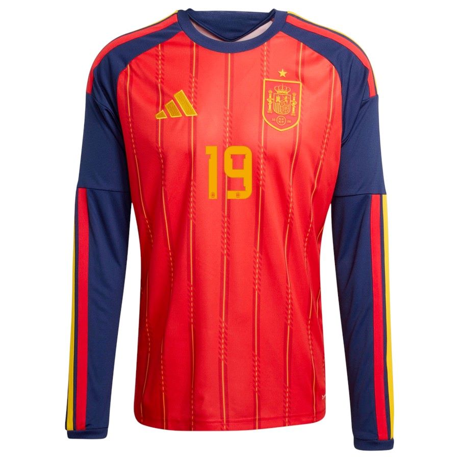 Maillot Espagne Domicile 2026 2027 Lamine Yamal Manches Longues(3)