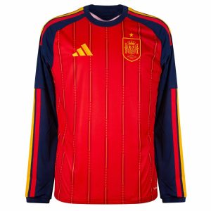 Maillot Espagne Domicile 2026 2027 Manches Longues (1)