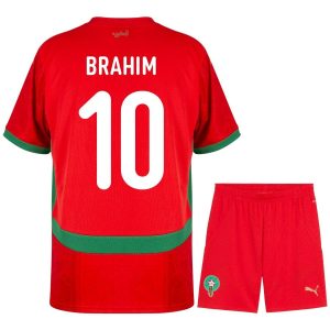 Maillot Kit Enfant Maroc Domicile 2025 2026 Brahim (1)
