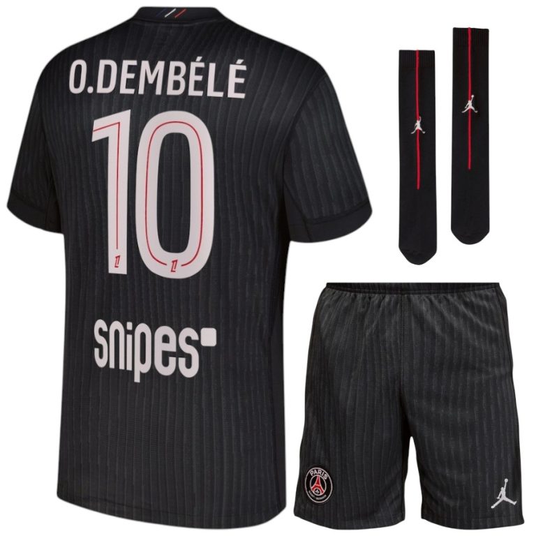 PSG Jordan Fourth 2025/2026 Dembélé Jersey | Foot Star
