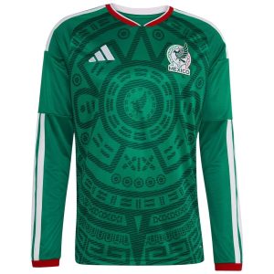 Maillot Mexique Domicile 2026 2027 Manches Longues (1)