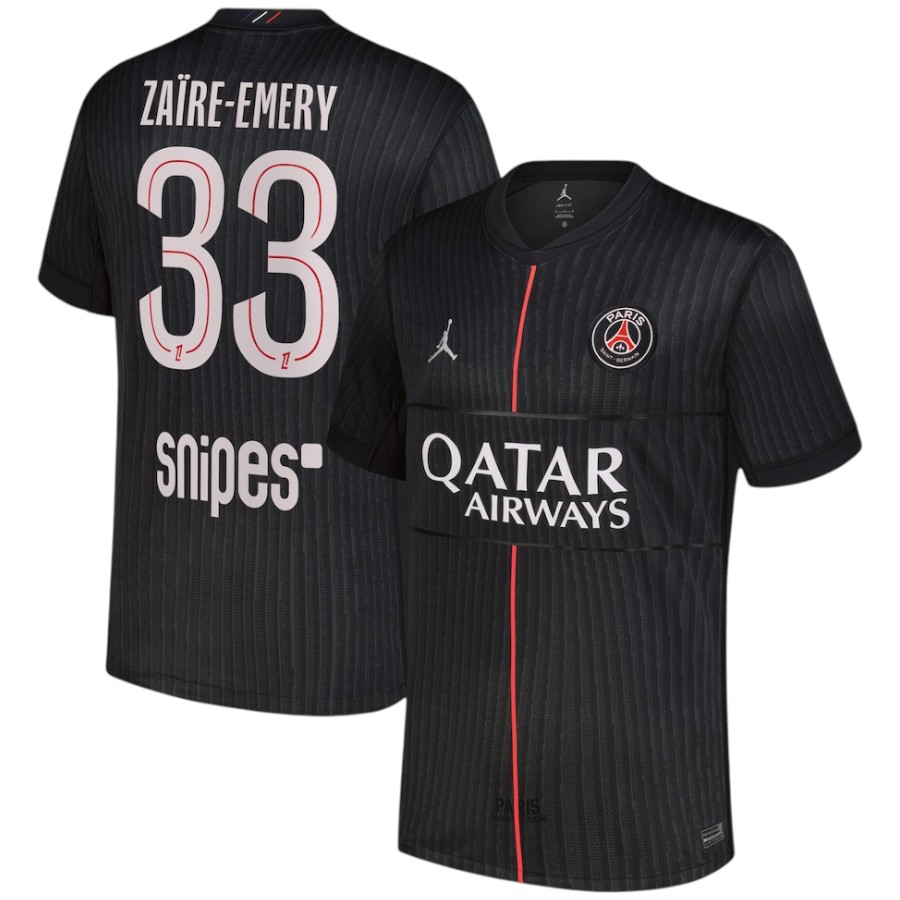 Maillot PSG Jordan Fourth 2025 2026 Zaire Emery (1)