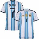 Maillot Argentine Domicile 2026 2027 De Paul (1)