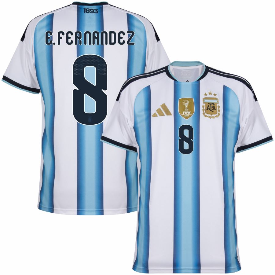 Maillot Argentine Domicile 2026 2027 E. Fernandez (1)
