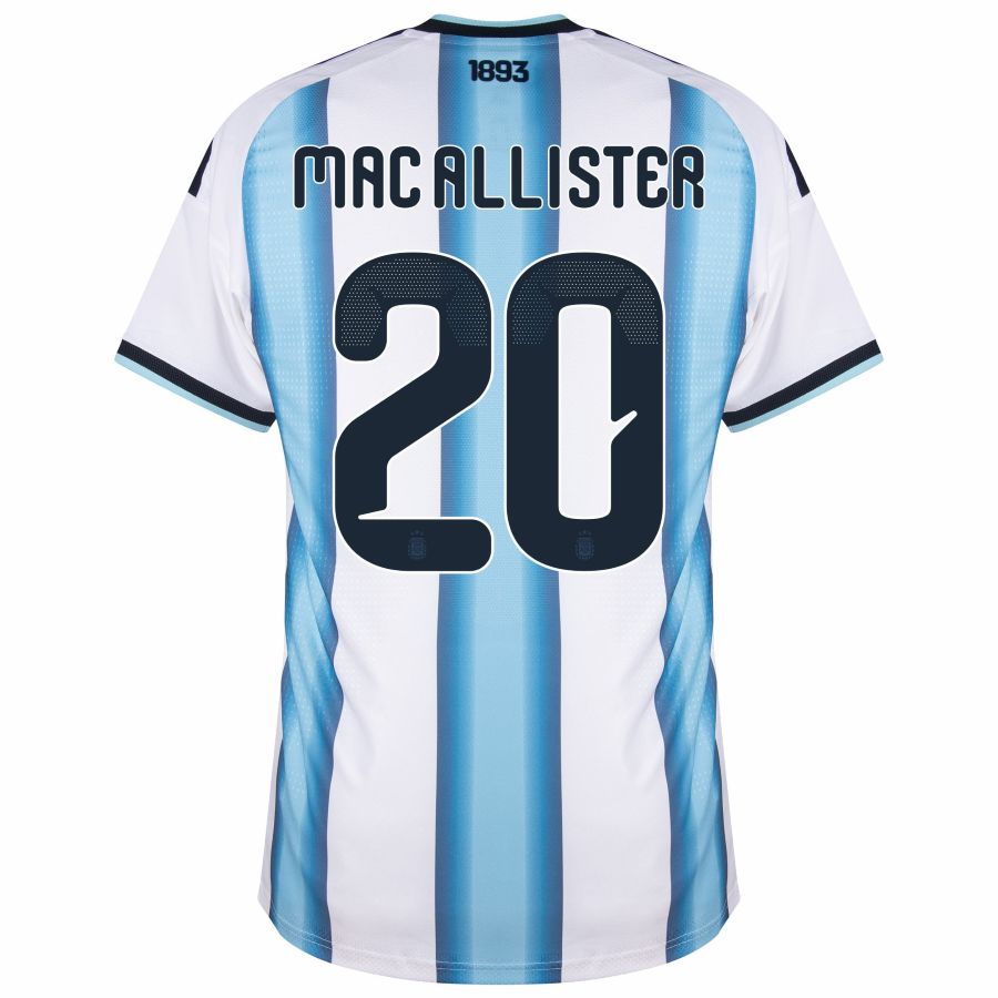 Maillot Argentine Domicile 2026 2027 Macallister (3)
