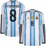 Maillot Argentine Domicile 2026 2027 Manches Longues E. Fernandez (1)