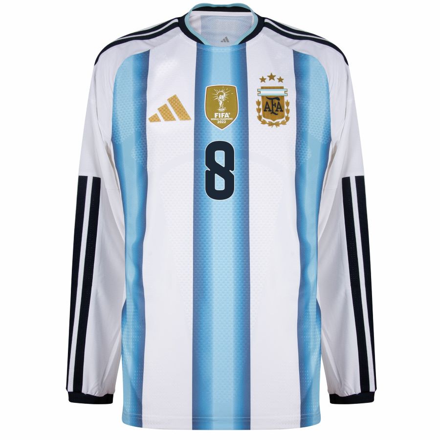 Maillot Argentine Domicile 2026 2027 Manches Longues E. Fernandez (2)