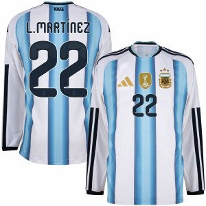 Maillot Argentine Domicile 2026 2027 Martinez Manches Longues (1)