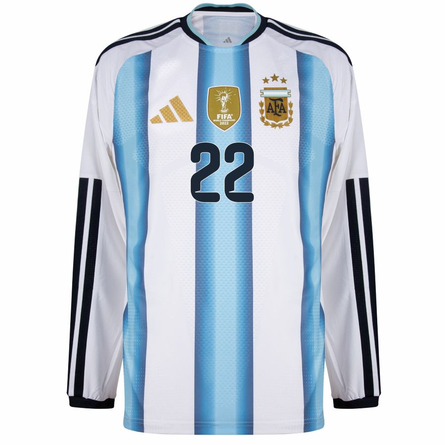 Maillot Argentine Domicile 2026 2027 Martinez Manches Longues (2)