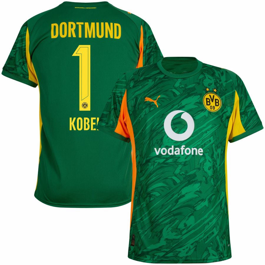 Maillot Gardien BVB Dortmund Vert 2025 2026 Kobel (1)