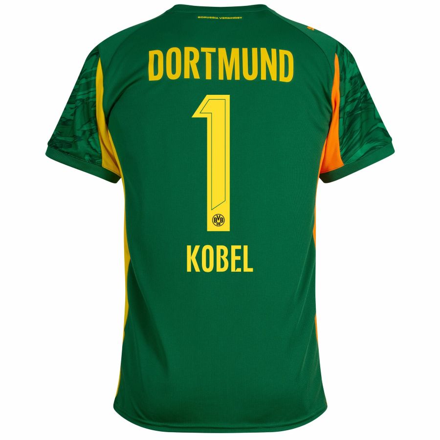 Maillot Gardien BVB Dortmund Vert 2025 2026 Kobel (2)