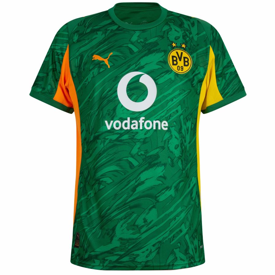Maillot Gardien BVB Dortmund Vert 2025 2026 Kobel (3)