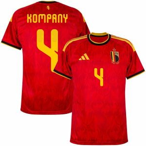 Maillot Belgique Domicile 2026 2027 Kompany (1)