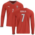 Maillot Portugal Domicile 2026 2027 Ronaldo Manches Longues (1)