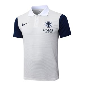 Survetement Inter Milan Polo 2025 2026 Blanc Bleu