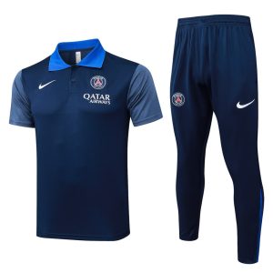 Survetement PSG Polo 2025 2026 Bleu Foncé