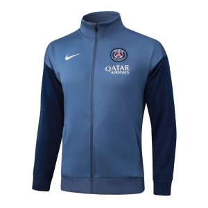 Survetement PSG Veste 2025 2026 Bleu Océan