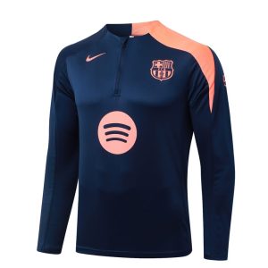 Survetement Barca Training 2025 2026 Bleu Orange