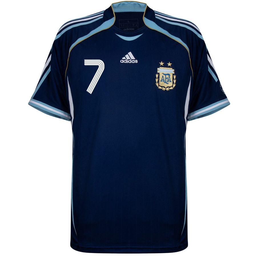 Maillot Argentine Adidas Exterieur 2006 Saviola (2)
