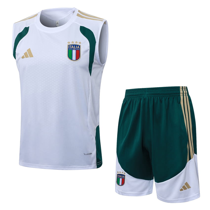 Debardeur Short Italie 2026 2027 Blanc