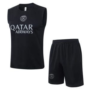 Debardeur Short PSG 2025 2026 Noir Sombre