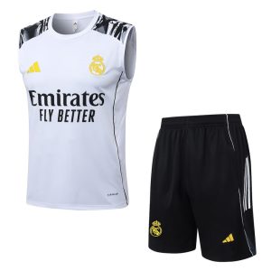 Debardeur Short Real Madrid 2025 2026 Blanc Tache