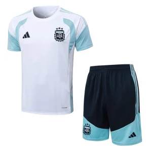 Ensemble Maillot Short Argentine 2026 2027 Blanc Bleu