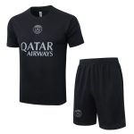 Ensemble Maillot Short PSG 2025 2026 Noir Sombre