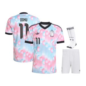 Maillot Kit Enfant Belgique Exterieur 2026 2027 Doku