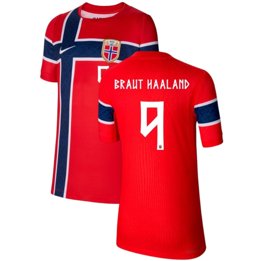 Maillot Norvège Enfant Domicile 2026 2027 Haaland (1)