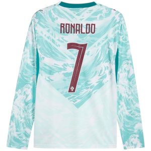 Maillot Portugal Exterieur 2026 2027 Ronaldo Manches Longues (4)