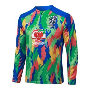 Survetement Bresil Training 2025 2026 Vert Bleu