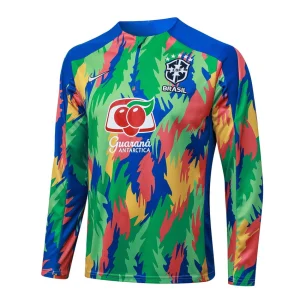 Survetement Bresil Training 2025 2026 Vert Bleu