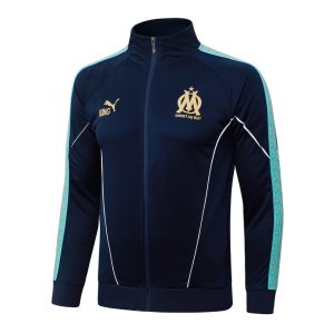 Survetement OM Veste 2025 2026 Bleu
