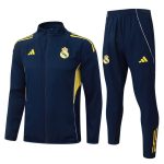 Survetement Real Madrid Veste 2025 2026 Bleu Jaune