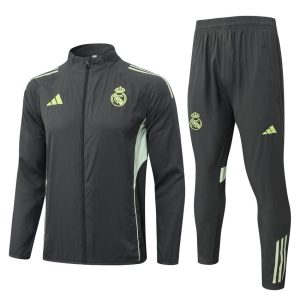 Survetement Real Madrid Veste 2025 2026 Noir Jaune