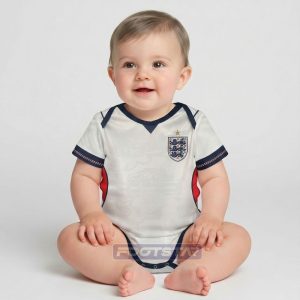 Body Bébé Angleterre Domicile Coupe du Monde 2026 (1)