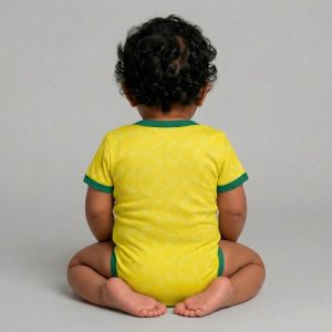 Body per neonati Brasile Home Coppa del Mondo 2026 (2)