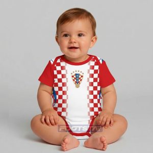 Body Bébé Croatie Domicile Coupe du Monde 2026 (1)