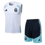 Debardeur Short Argentine 2026 2027 Blanc Bleu