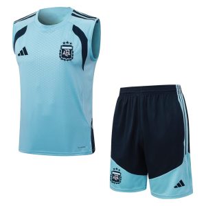 Debardeur Short Argentine 2026 2027 Bleu Ciel