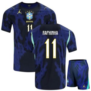 Maillot Bresil Kit Enfant Exterieur 2026 2027 Raphinha