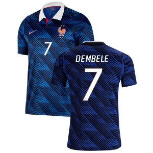 Maillot Equipe de France Domicile Coupe du Monde 2026 Dembele