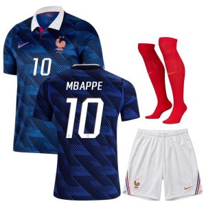 Equipación de local de la selección francesa para niños - Mundial 2026 - Mbappé