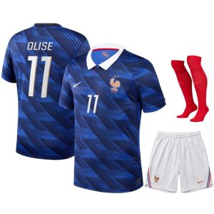 Maillot Equipe de France Kit Enfant Domicile Coupe du Monde 2026 Olise