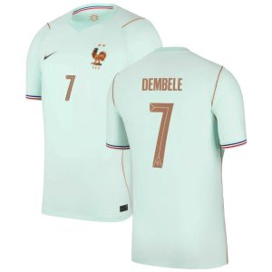 Maillot Equipe de France Vert Coupe du Monde 2026 Dembele