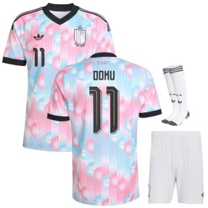 Maillot Kit Enfant Belgique Exterieur 2026 2027 Doku