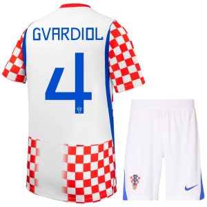 Croazia 2026/2027 Kit da casa per bambini - Gvardiol